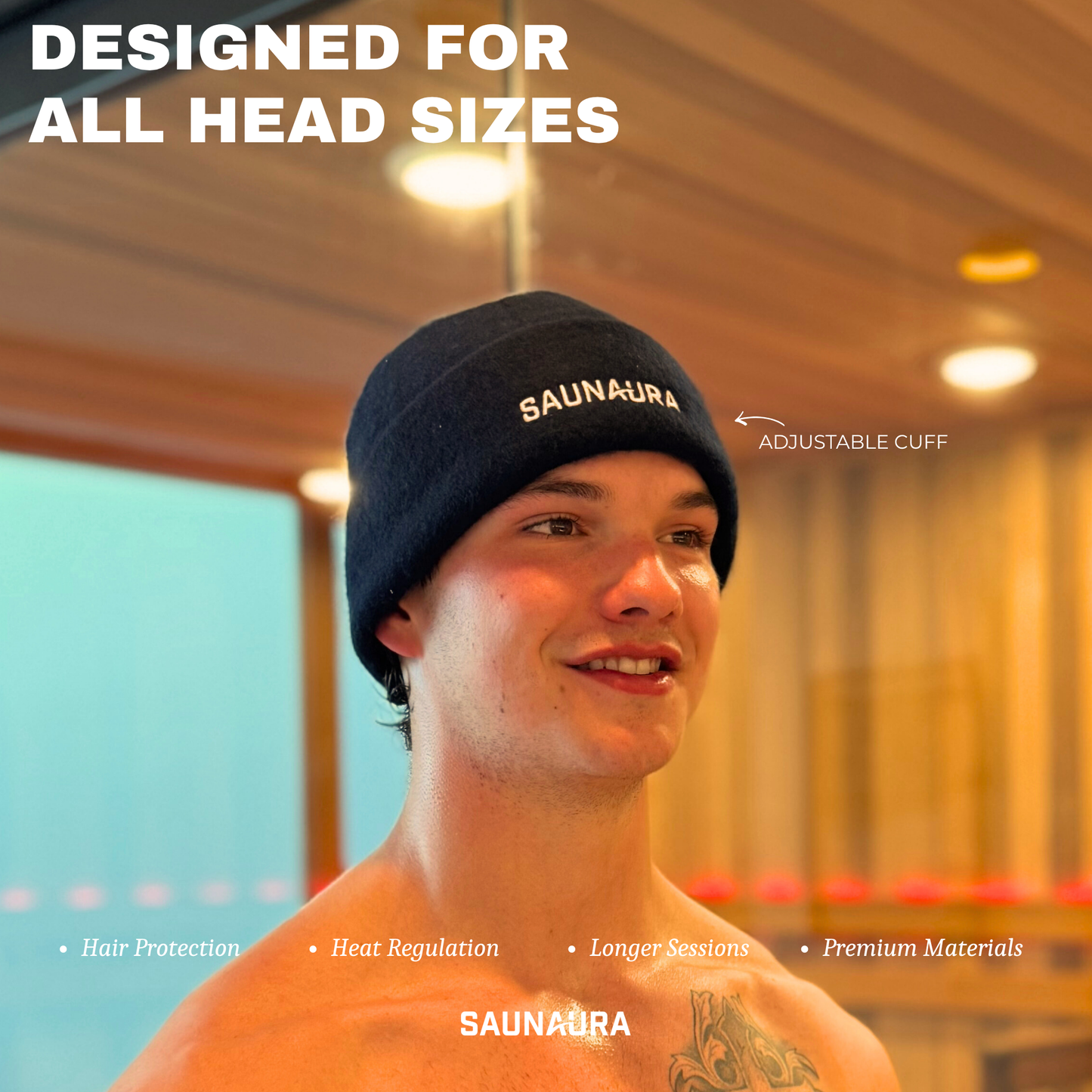 Saunaura™ Luxury Sauna Hat